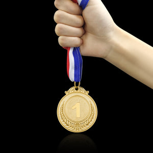 Award Medals with Neck Ribbon 3PCS